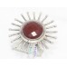 Cocktail Ring 925 Sterling Silver Natural Carnelian Gem Stone Handmade E205